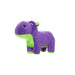 Mighty Junior Safari Hippo Purple Dog Toy - 180181909962