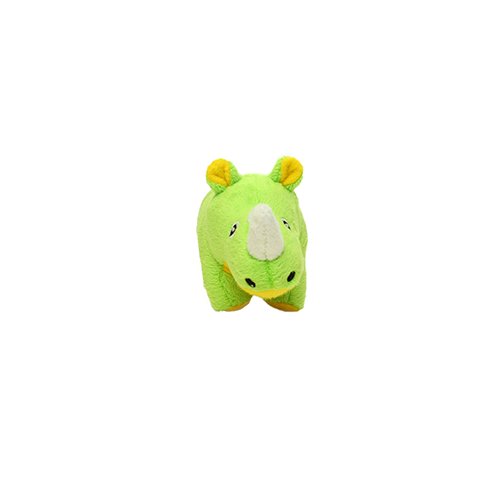 Mighty Junior Safari Rhinoceros Green Dog Toy - 180181909993