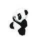 Mighty Microfiber Ball Med Panda Dog Toy - 180181020445