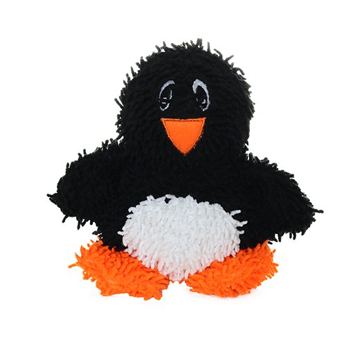 Mighty Microfiber Ball Med Penguin Black Dog Toy - 180181028151