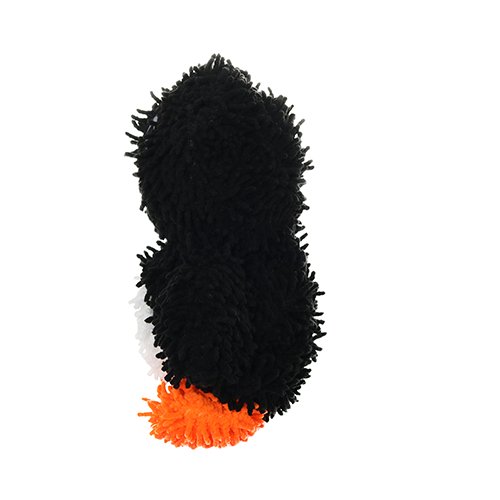 Mighty Microfiber Ball Med Penguin Black Dog Toy - 180181028151