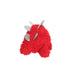 Mighty Microfiber Ball Med Stegosaurus Red Dog Toy - 180181024214