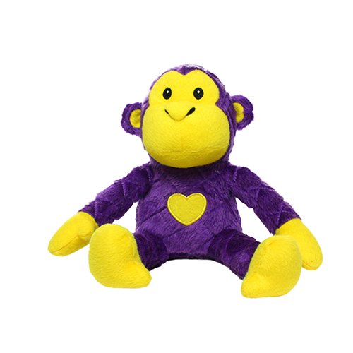 Mighty Safari Monkey Purple Dog Toy - 180181909863