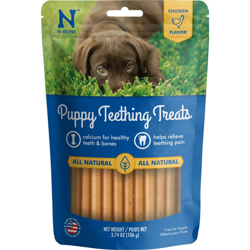 N-Bone Puppy Teething Treats Chicken Flavor Dog Treats - 657546111150