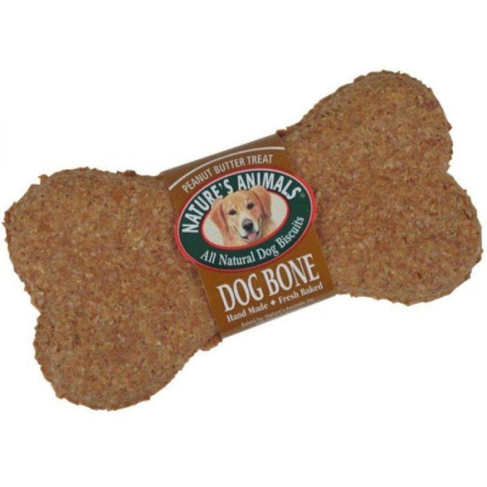 Natures Animals All Natural Dog Bone - Peanut Butter Flavor - 758632004865