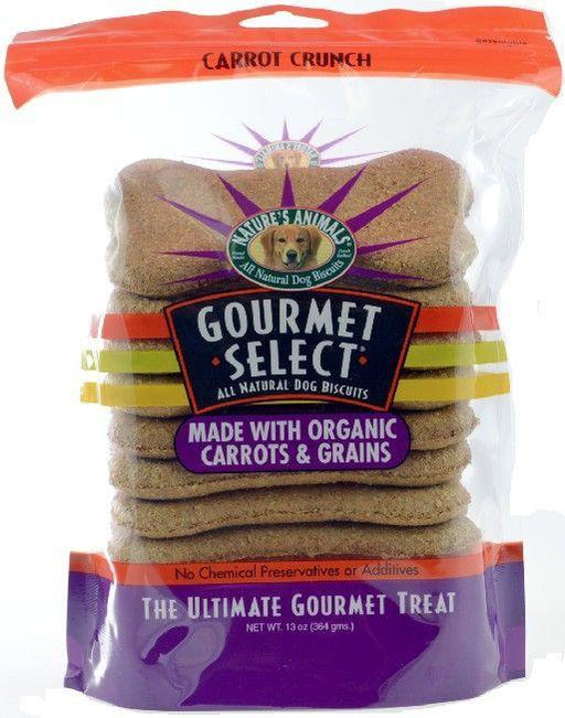 Natures Animals Gourmet Select Carrot Crunch Organic Dog Bones - 758632006074