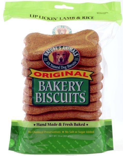 Natures Animals Orihinal Bakery Buscuits Lip Lickin Lamb and Rice - 758632006012