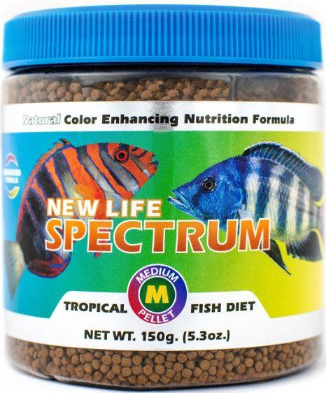 New Life Spectrum Tropical Fish Food Medium Sinking Pellets - 817987020347