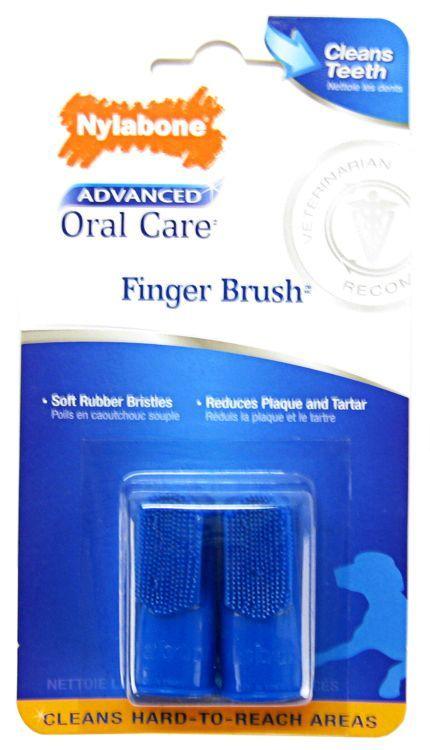 Nylabone Advanced Oral Care Finger Brush - 018214828044