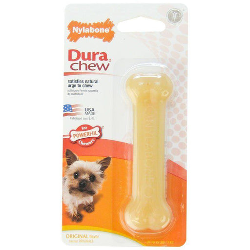 Nylabone Dura Chew Dog Bone - Original Flavor - 018214001010