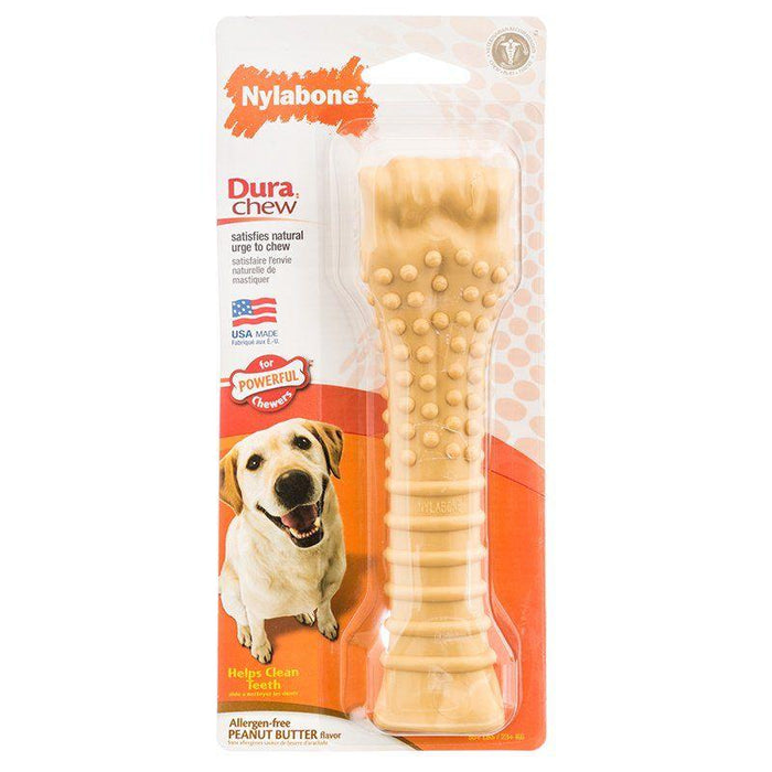 Nylabone Dura Chew Souper Bone - Peanut Butter Flavor - 018214832348