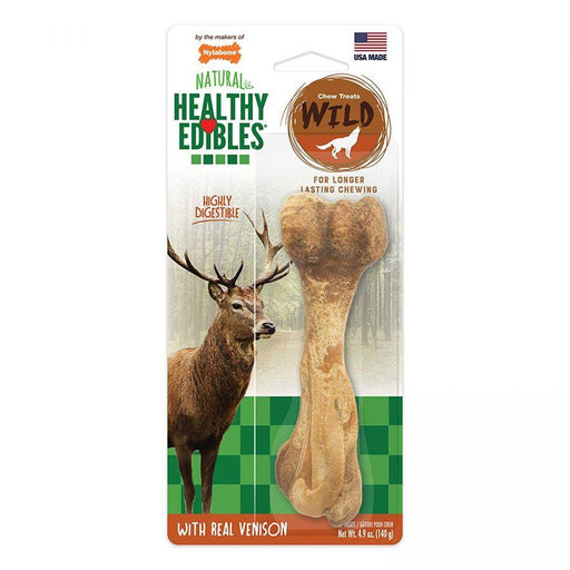 Nylabone Healthy Edibles Wild Chew Bone - Venison - 018214834670