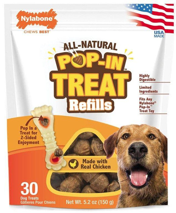 Nylabone Pop-In Treat Refills for Power Chew Treat Toy Combo - 018214848943