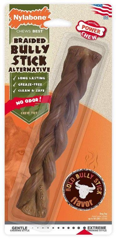 Nylabone Power Chew Alternative Braided Bully Stick Giant - 018214848868