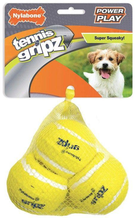 Nylabone Power Play Gripz Tennis Ball Small - 018214848639