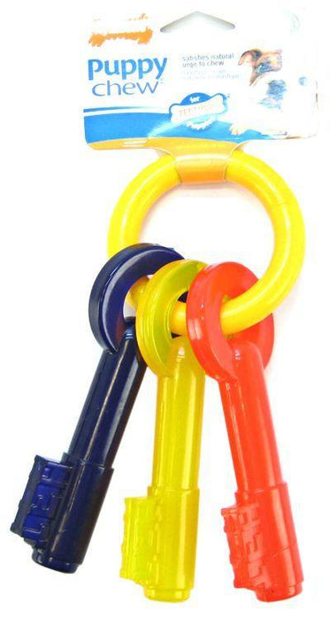 Nylabone Puppy Chew Teething Keys Chew Toy - 018214813859