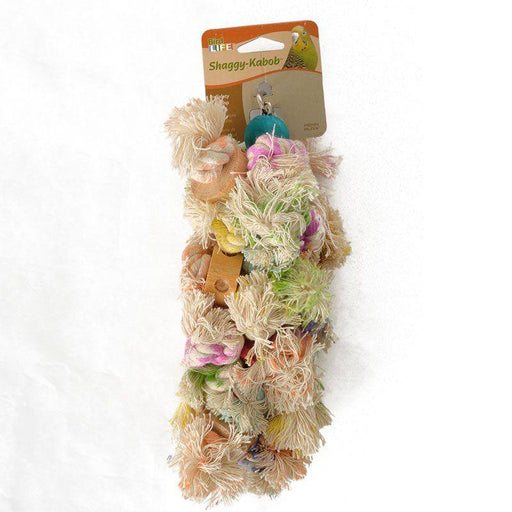 Penn Plax Bird Life Shaggy-Kabob Parrot Toy - 030172013461