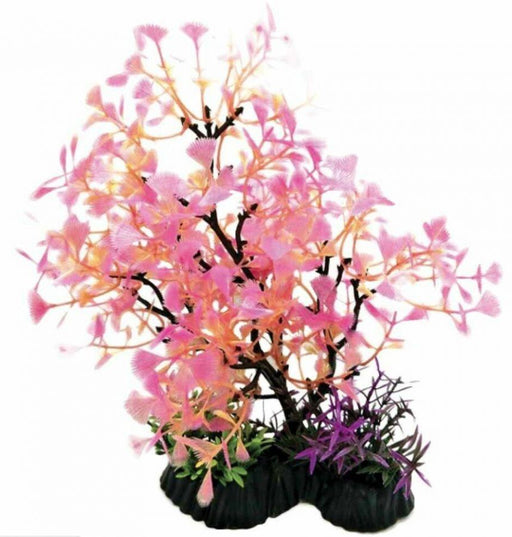 Penn Plax Bonsai Plant 11-12" Pink - 030172098741