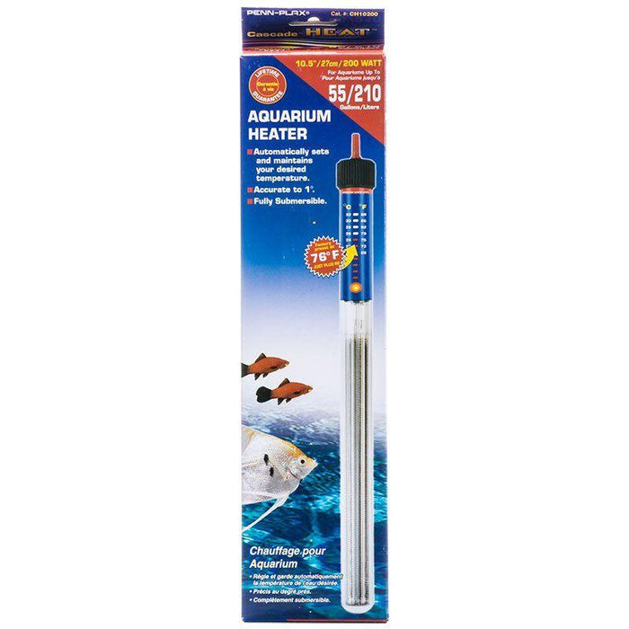 Penn Plax Cascade Submersible Heat Aquarium Heater - 030172034718