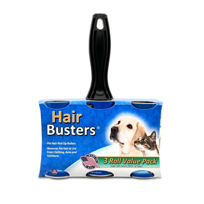 Pepin Hair Busters 3/pk - 3 Rolls & 1 Handle - 677346357893