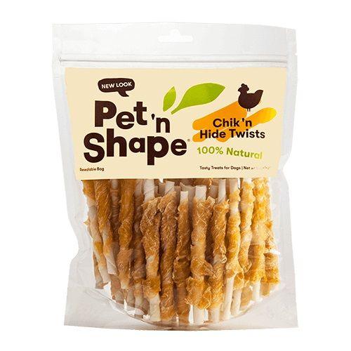 Pet 'n Shape 100% Natural Chicken Hide Twists - 032657116162