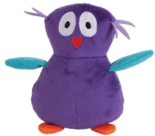 Petmate Booda Zoobilee Grunting Owl Plush Dog Toy - 029695320149