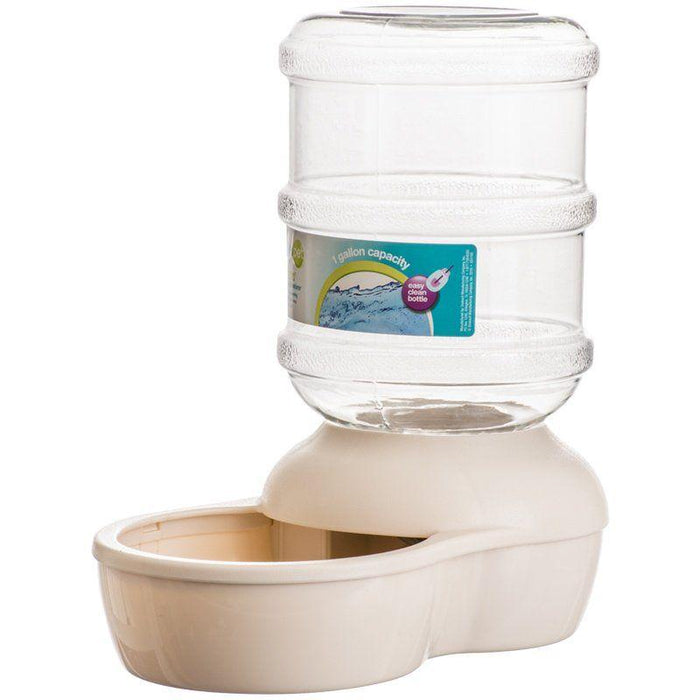 Petmate Le Bistro Gravity Pet Waterer - Linen - 029695243097