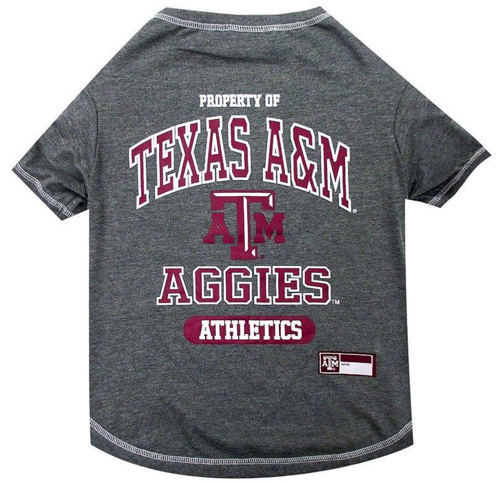 Pets First Texas A & M Tee Shirt for Dogs and Cats - 849790032774