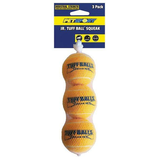 Petsport Jr. Tuff Ball Squeak Dog Toy - 713080702480