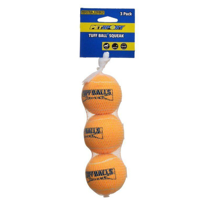 Petsport USA Tuff Ball Squeak Dog Toy - 713080702688