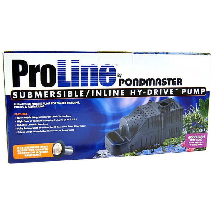 Pondmaster ProLine Submersible/Inline Hy-Drive Pump - 025033026834