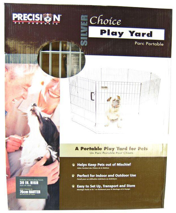 Precision Pet Silver Choice Exercise Pen Model SXP - 715764200305