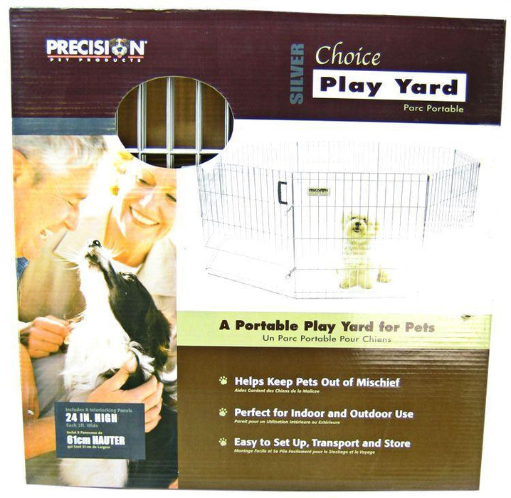 Precision Pet Silver Choice Exercise Pen Model SXP - 715764200244