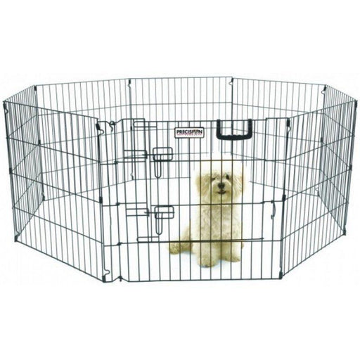 Precision Pet Ultimate Play Yard Exercise Pen - Black - 715764125240