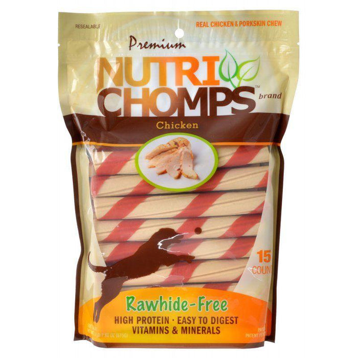 Premium Nutri Chomps Chicken Wrapped Twists - 015958988225