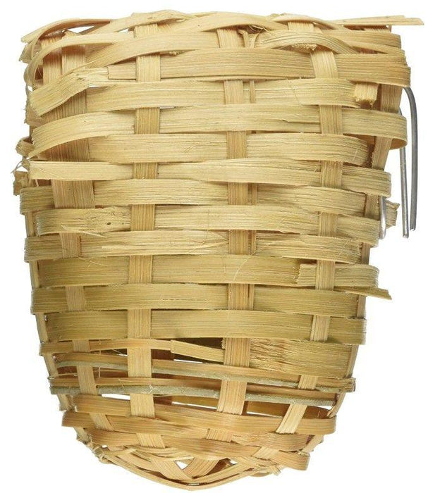 Prevue Finch All Natural Fiber Covered Bamboo Nest - 048081011546