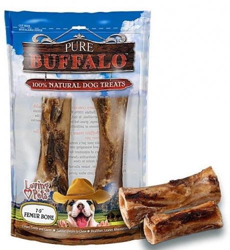 Pure Buffalo Meaty Femur Bone Dog Treats - 842982056503