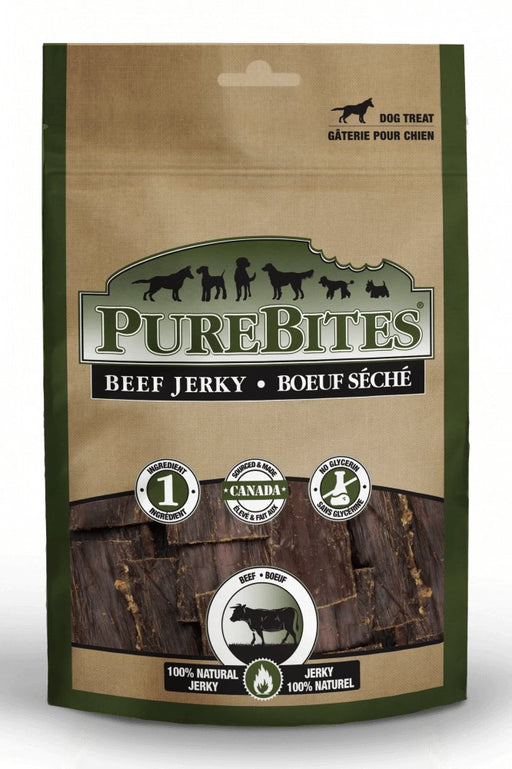 PureBites Beef Jerky Freeze Dried Raw Dog Treats - 878968001816