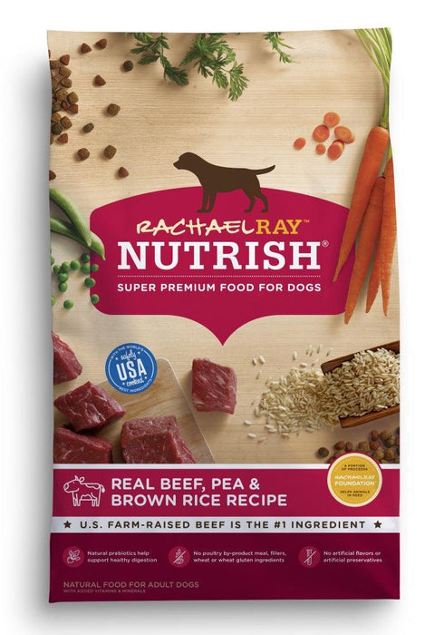 Rachael Ray Nutrish Natural Beef, Pea, & Brown Rice Recipe Dry Dog Food - 071190000958