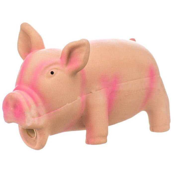 Rascals Latex Grunting Pig Dog Toy - Pink - 076484832512