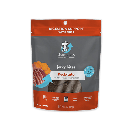 Shameless Pets Duck-Tato Jerky Bites, 5 oz - 850010897240