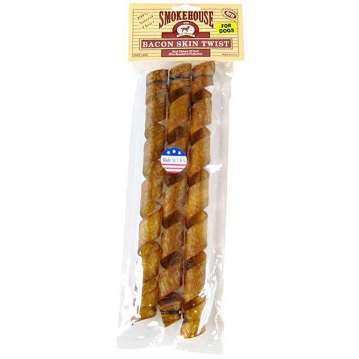 Smokehouse Treats Bacon Skin Twists - 078565841390