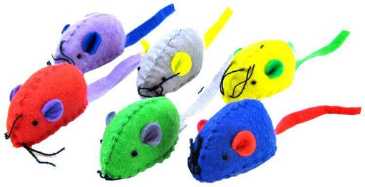 Spot Felt Mice with Catnip Cat Toys - 077234028476