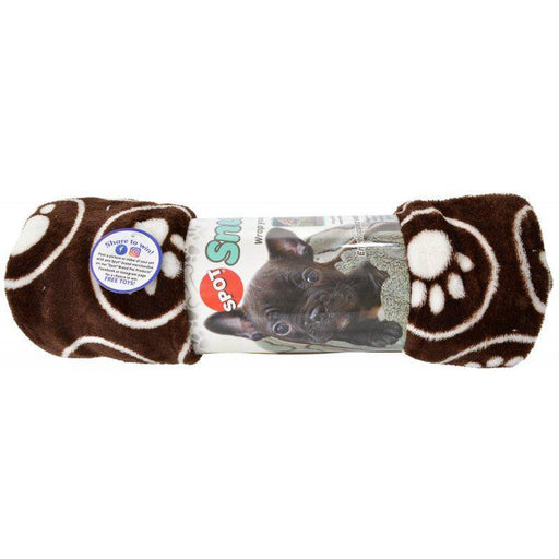 Spot Snuggler Brown Pet Blanket - 077234500606