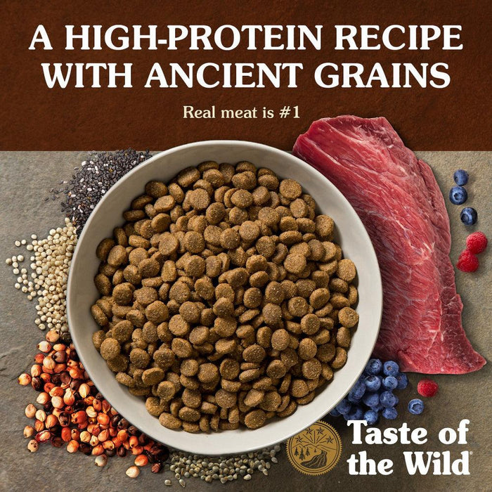 Taste of the Wild Ancient Prairie with Ancient Grains Dry Dog Food - 074198614462