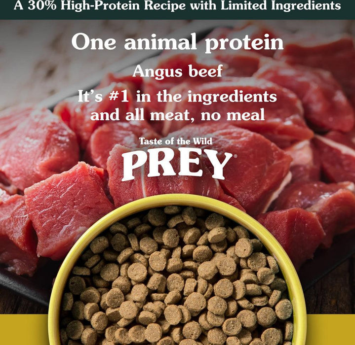 Taste Of The Wild Grain Free Prey Limited Ingredient Angus Beef Dry Cat Food - 074198613724