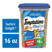 Temptations Mixups Crunchy & Soft Surfers Delight Flavor Cat Treats - 023100109251