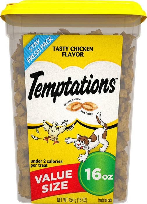 Temptations Tasty Chicken Flavor Cat Treats - 023100107554