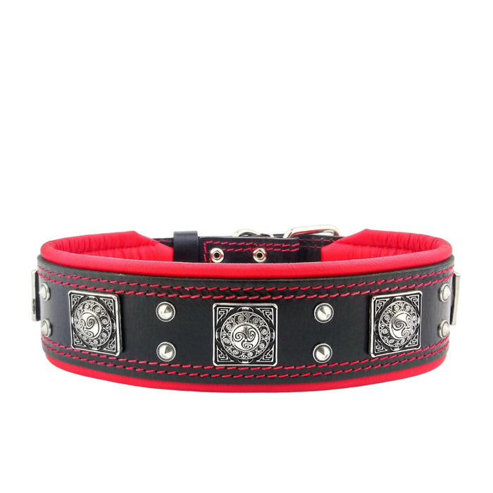 The Eros Black/Red Collar for Dogs - 5060693303234