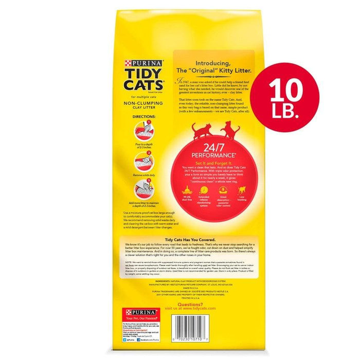 Tidy Cats Non Clumping 24/7 Performance MultiCat Long Lasting Odor Control Cat Litter - 070230107107